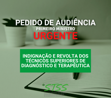 Pedido de Audiência Urgente ao Primeiro Ministro
